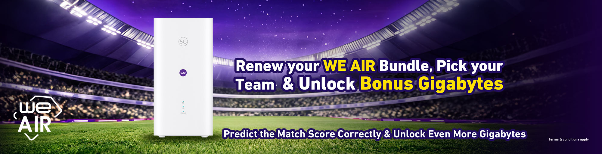 WE AIR World Cup promo - Telecom Egypt