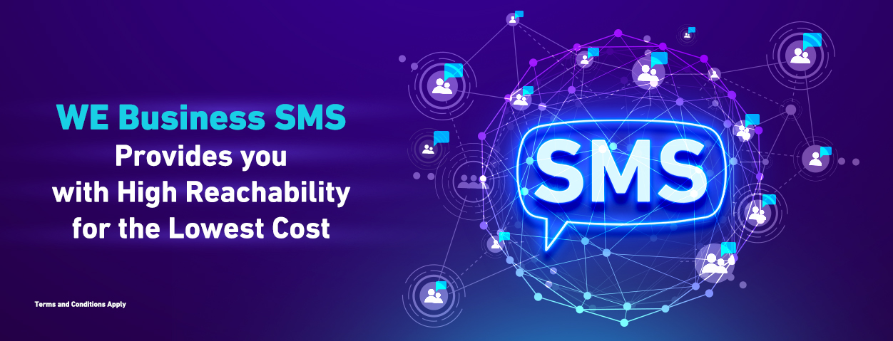 WE Business SMS Banner
