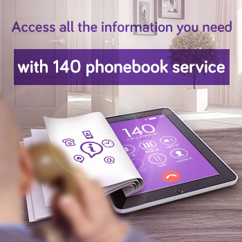 140  guide service from telecom Egypt