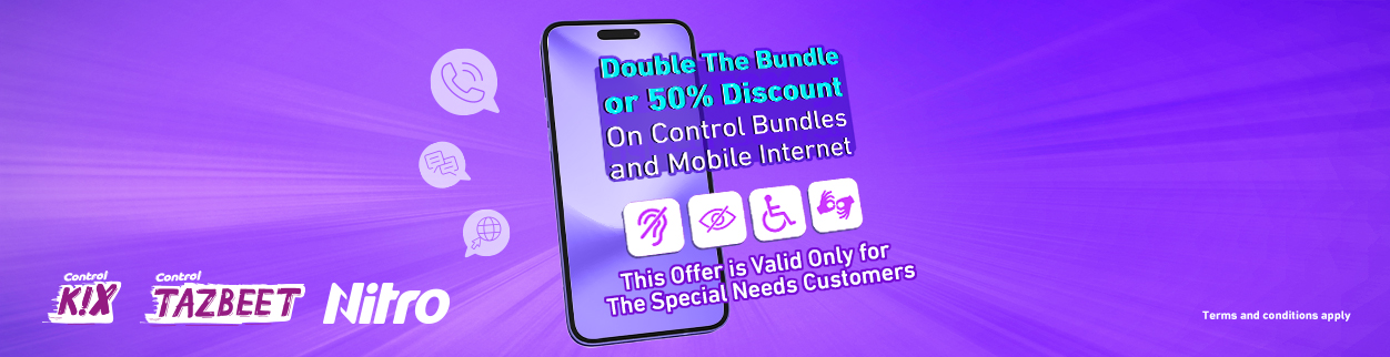 Double the bundle or 50% Discount on Control and Nitro Double the bundle or 50% Discount on Control and Nitro