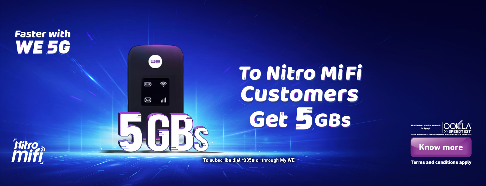 5G Nitro Mifi Promotion