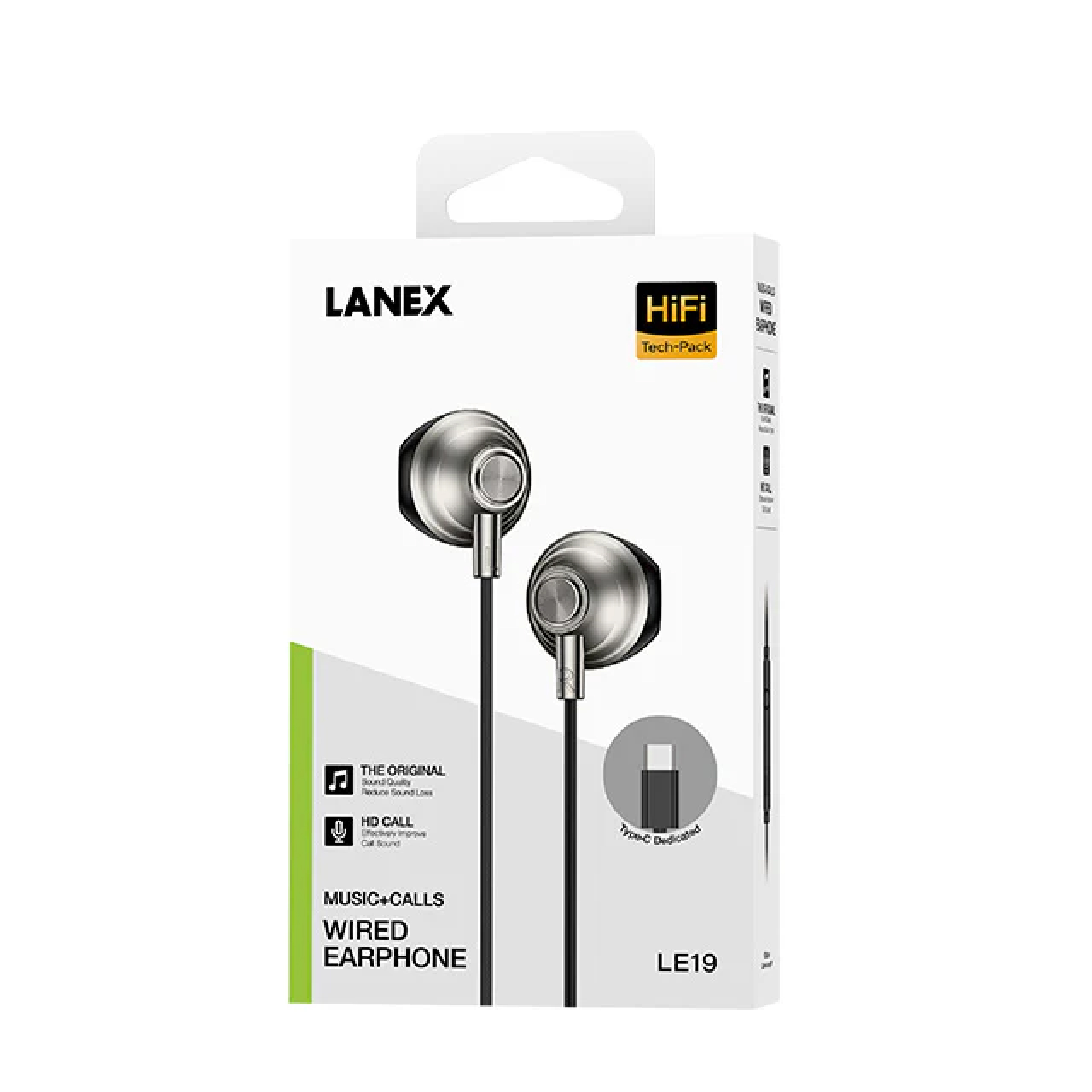LANEX Wired Earphone Type C
