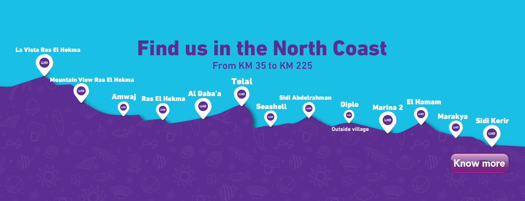 WE internet packages from Telecom 