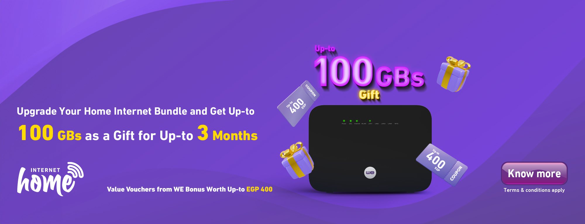 WE Air Routers offer